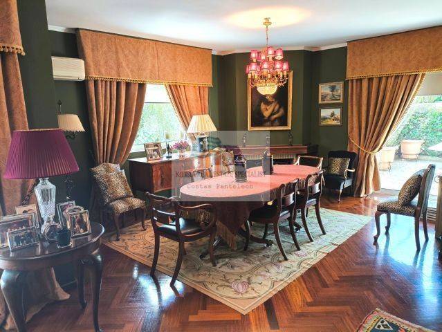 LIVING - DINING ROOM WITH FIREPLACE