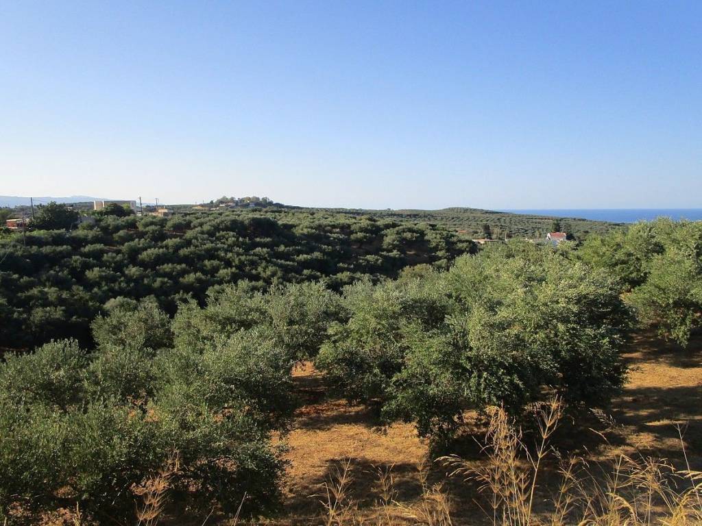 Seaview Plot for sale in Platanias Chania