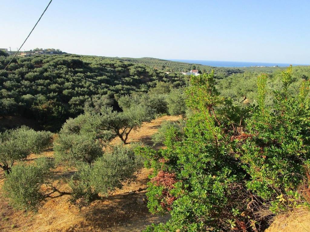 Seaview Plot for sale in Platanias Chania