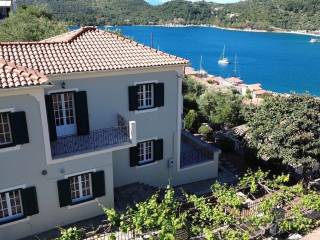 Aerial view of the house