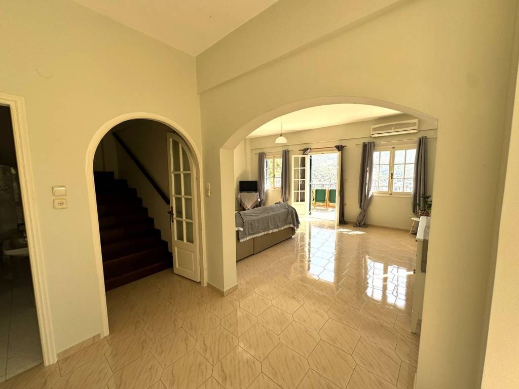 Hallway and living area of the house