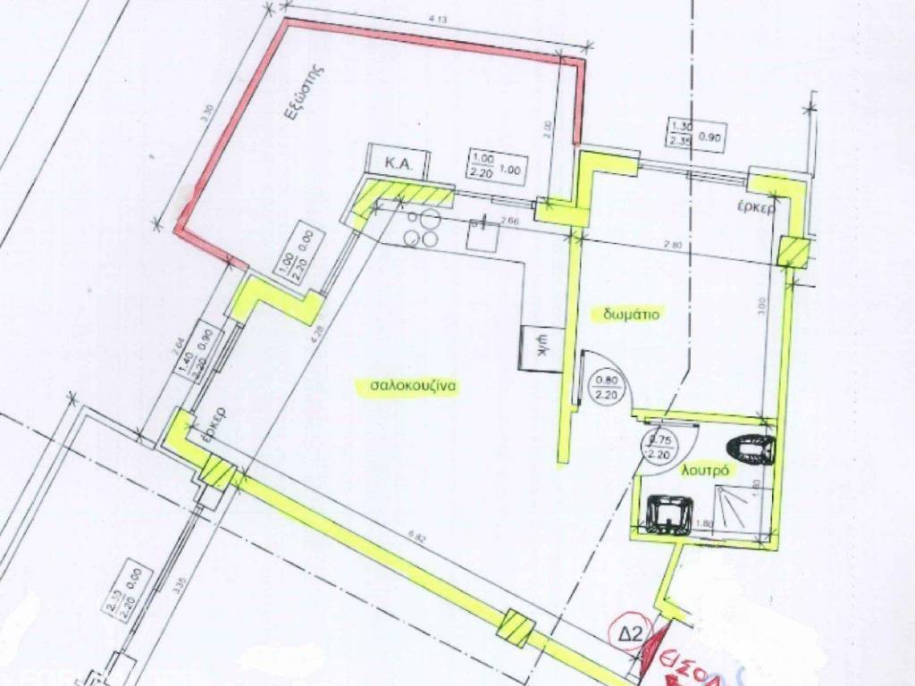 Forumland Real Estate, Κάτοψη Δ2  52,52τμ  1ος όροφος