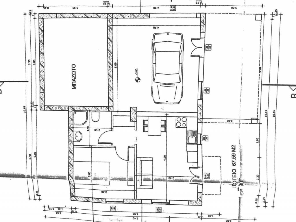 First floor indoor plan of house