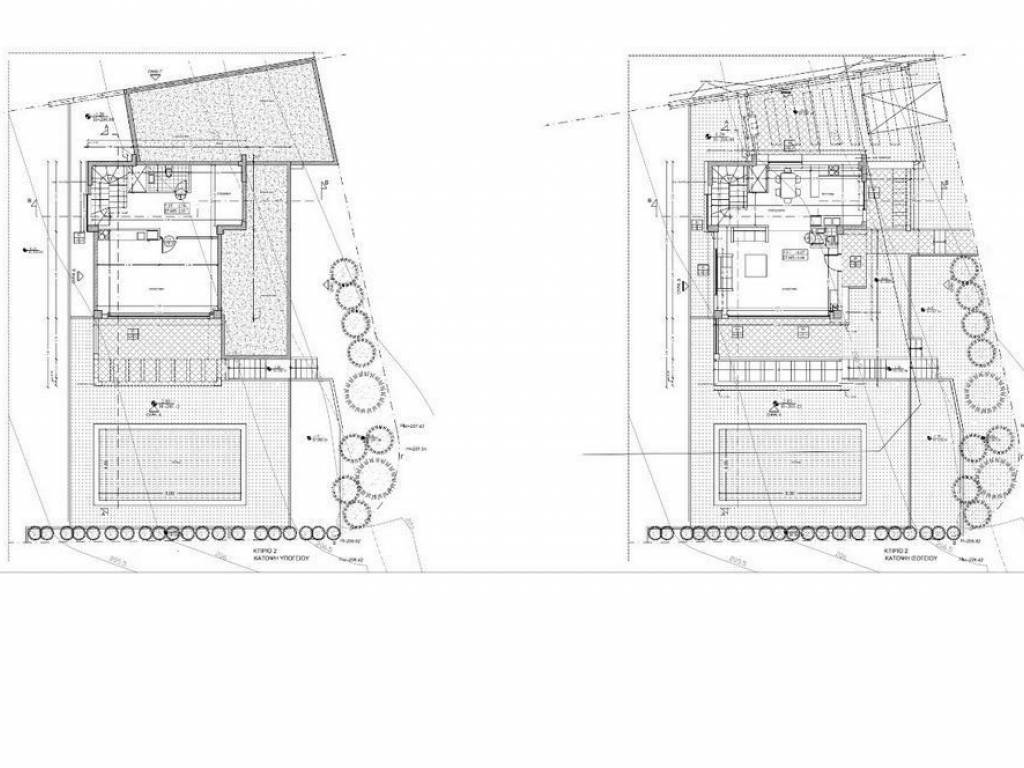 Forumland Real Estate, κάτοψη ισογείου -υπογείου