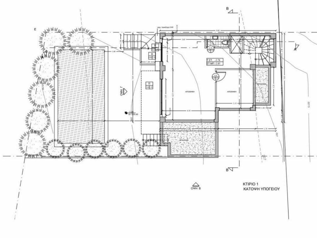 Forumland Real Estate, κτίριο 1 υπόγειο