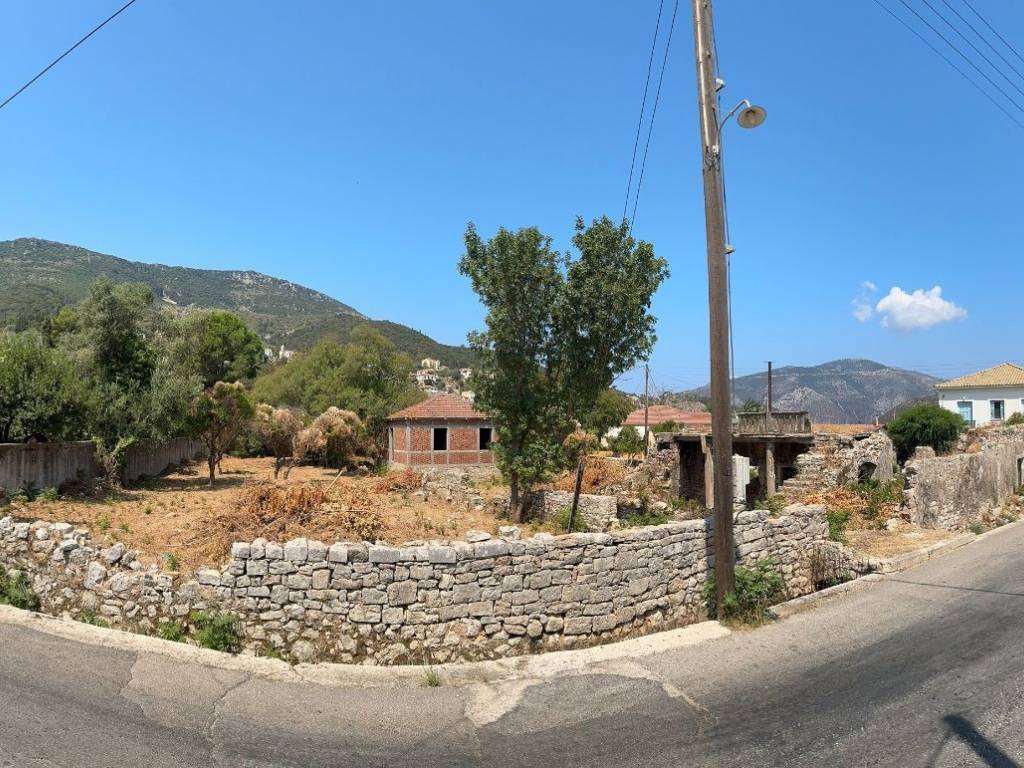 Panoramic view of the property from the road