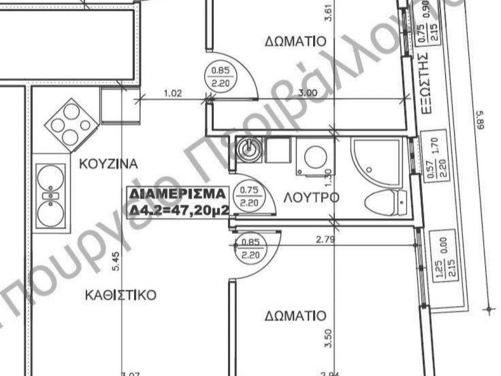 Forumland Real Estate, Κάτοψη Δ4.2  47,20τμ