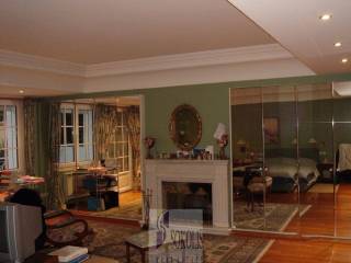 bedroom with fireplace