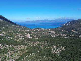 Aerial views of the surrounding area