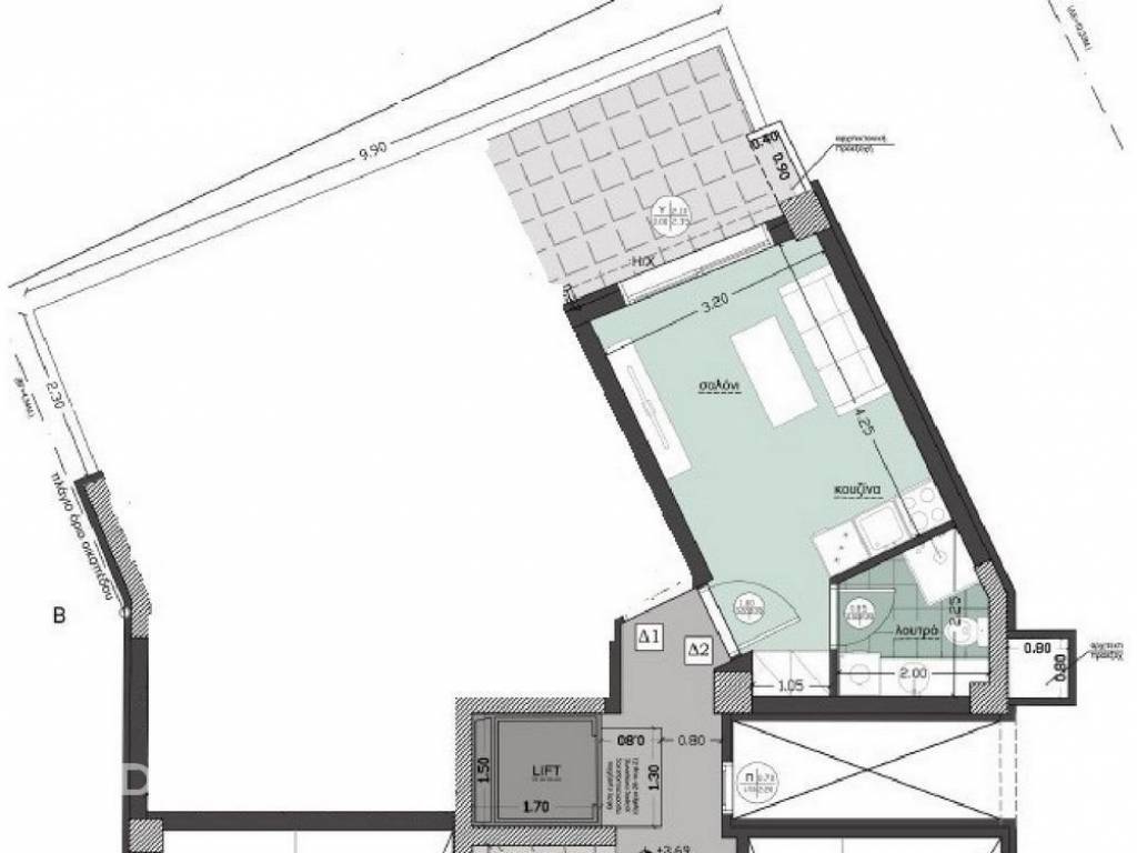 Forumland Real Estate, Κάτοψη 1ου Δ1