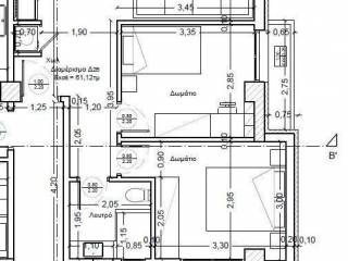 Forumland Real Estate, Δ2β  κάτοψη 61,12 τμ. καθαρά