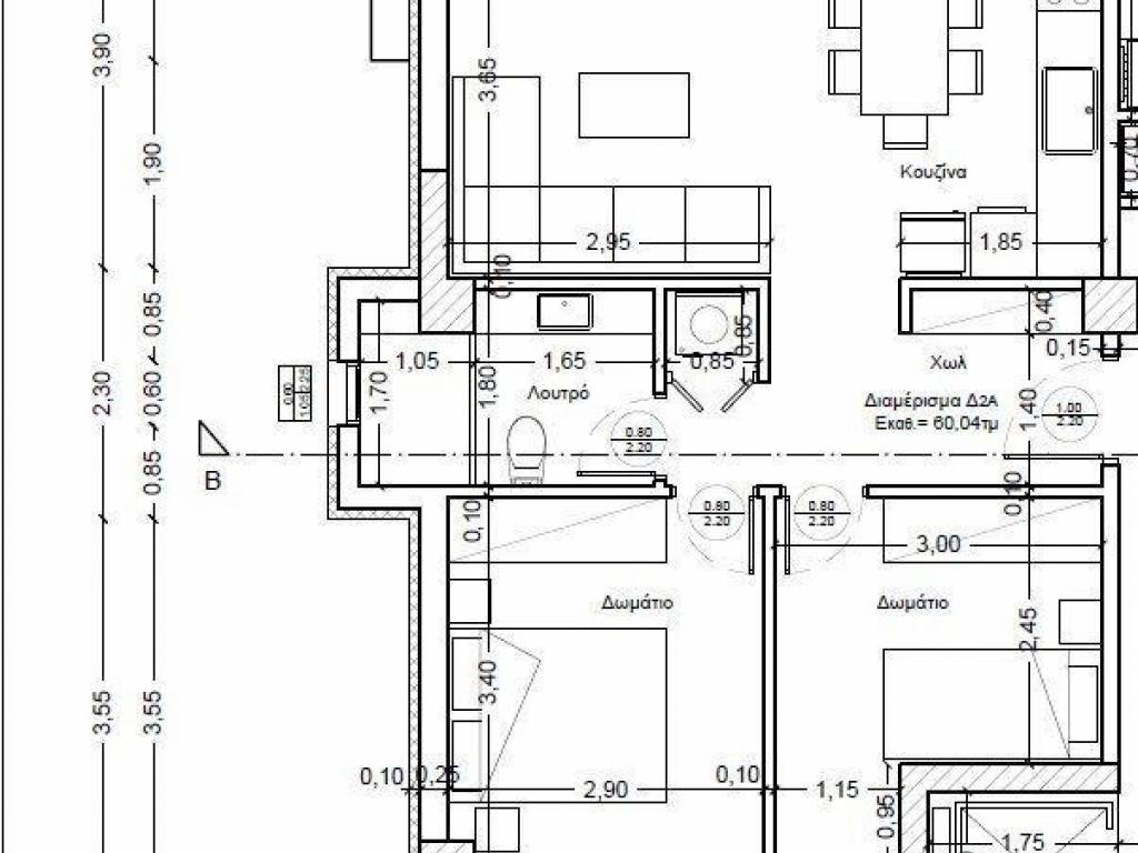 Forumland Real Estate, Δ2α  60,04 τμ. καθαρά