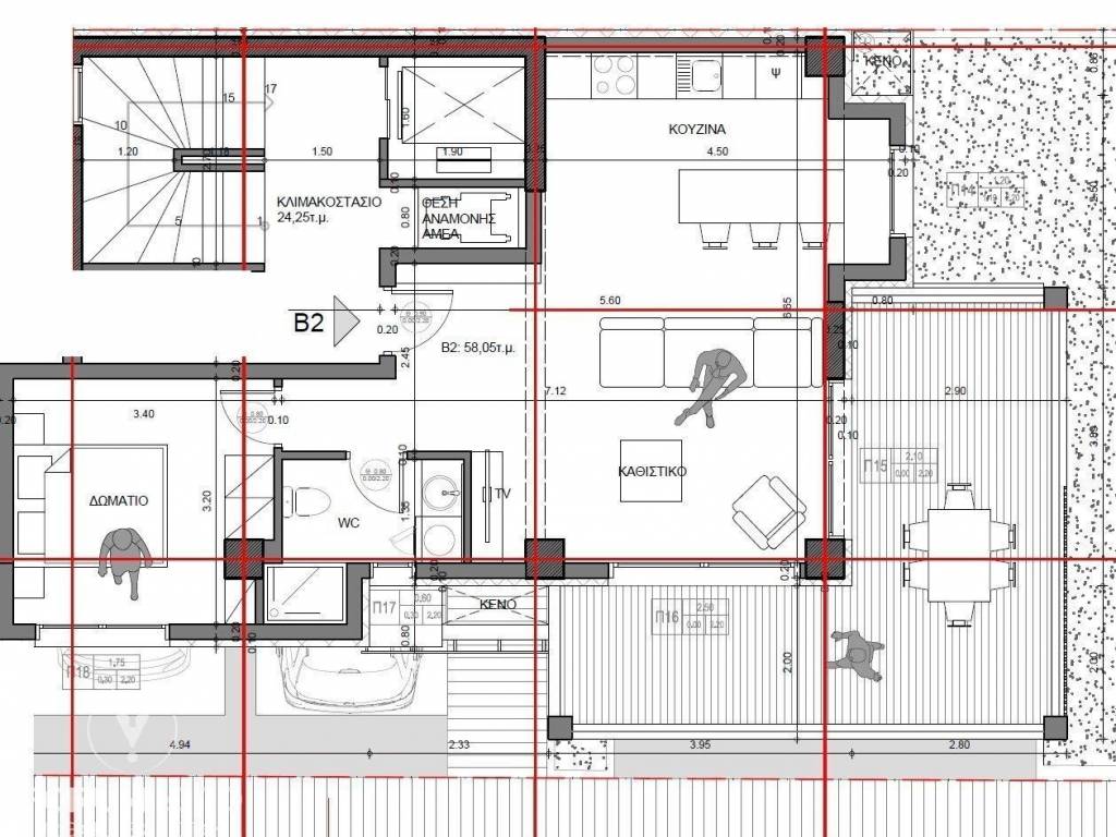 Forumland Real Estate, Κάτοψη Β2  73,90τμ