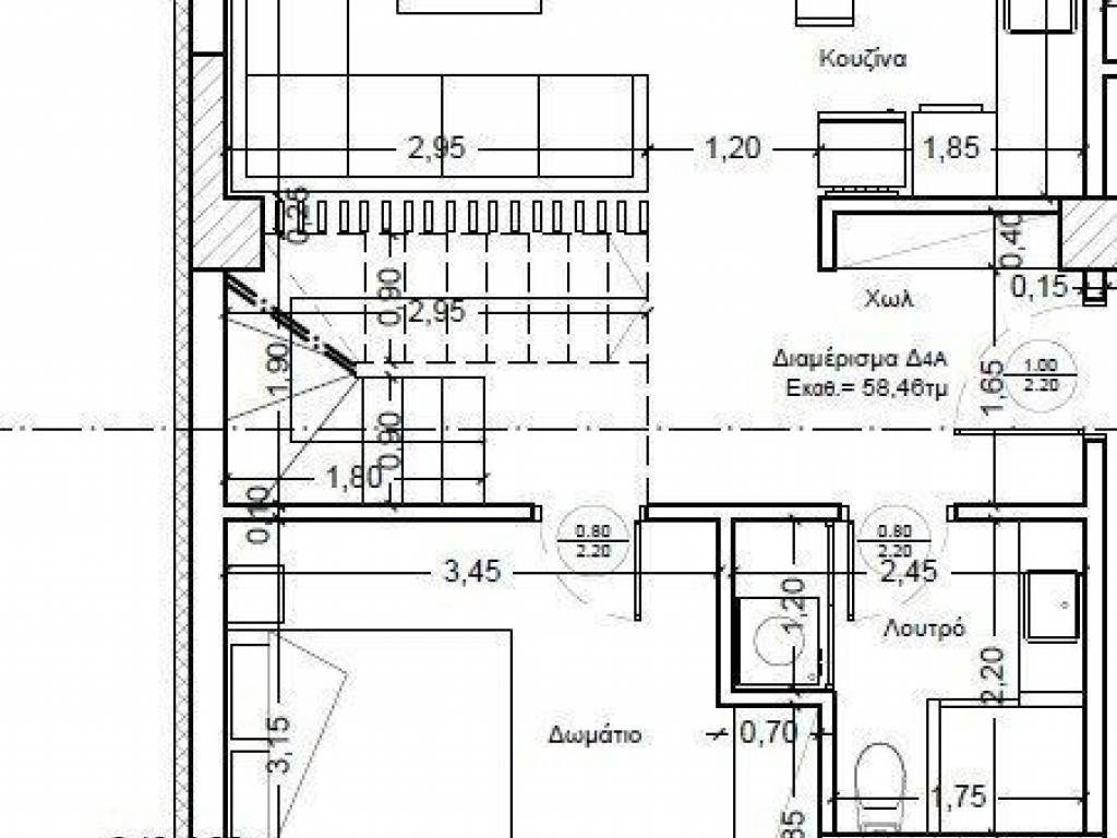 Forumland Real Estate, Κάτοψη Δ4α 58,46τμ