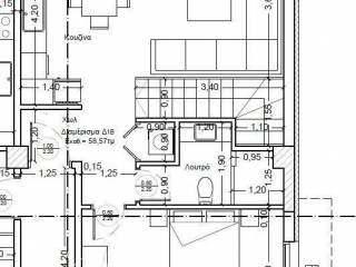 Forumland Real Estate, Κάτοψη ορόφου Δ1β  58,57τμ