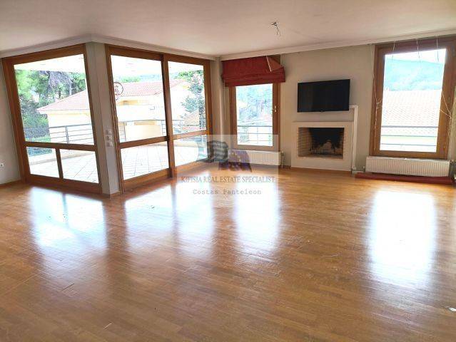 LIVING - DINING ROOM WITH FIREPLACE