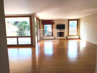 LIVING - DINING ROOM WITH FIREPLACE