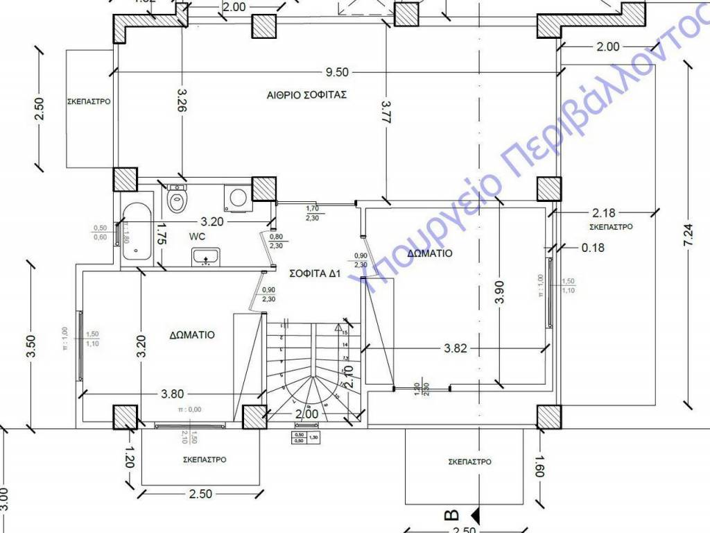 Forumland Real Estate, Κάτοψη σοφίτα Δ1