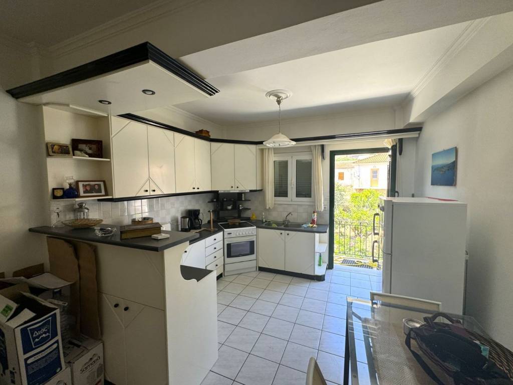 Apartment open plan kitchen area