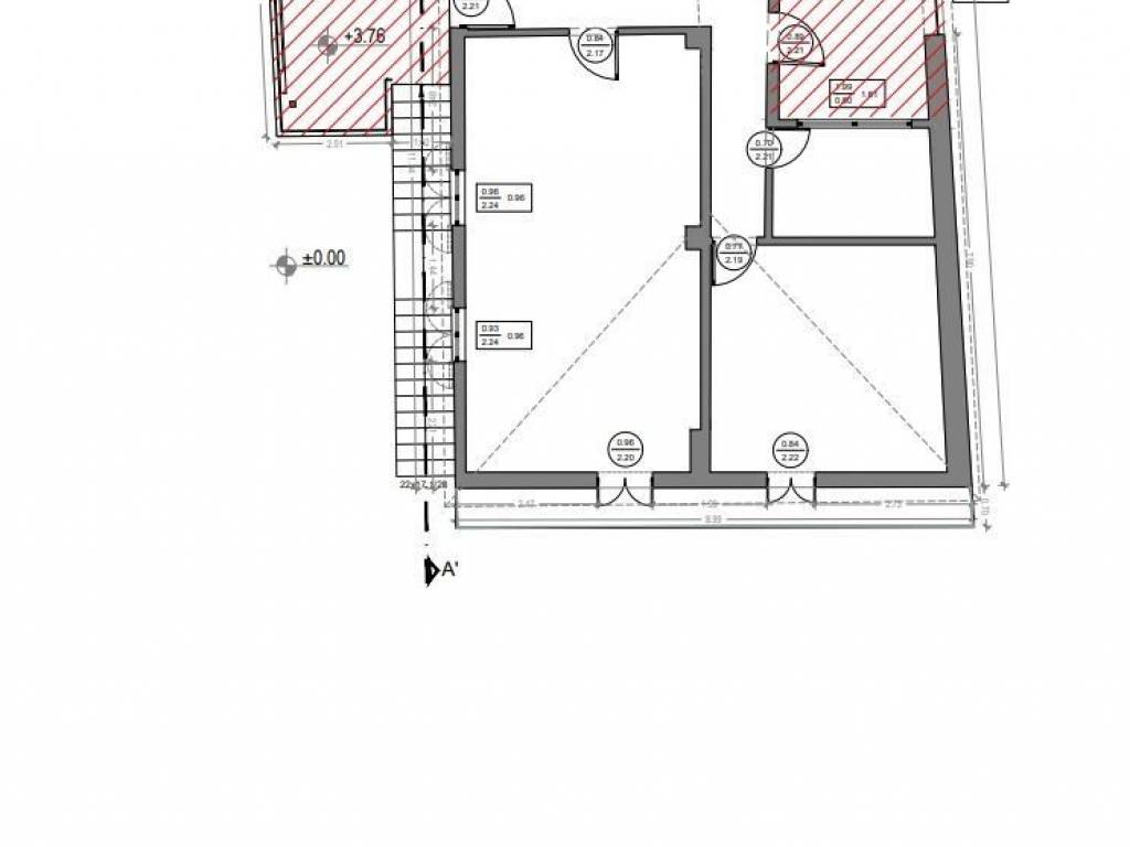 First floor indoor plan of house for sale