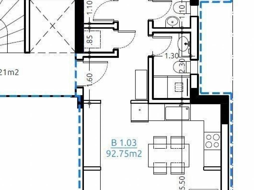 Forumland Real Estate, Κάτοψη Β1.03  94,91τμ