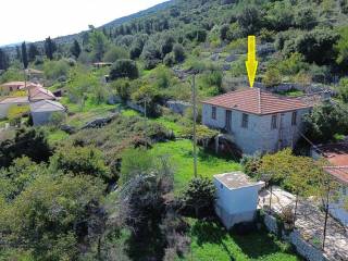 Aerial view and location of the house