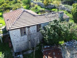 Aerial views of the house