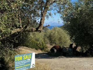 Road view and sea views of land for sale
