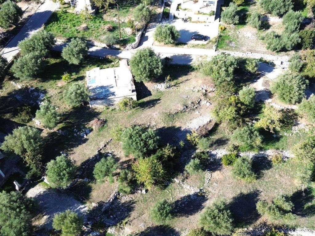 Aerial view of land for sale