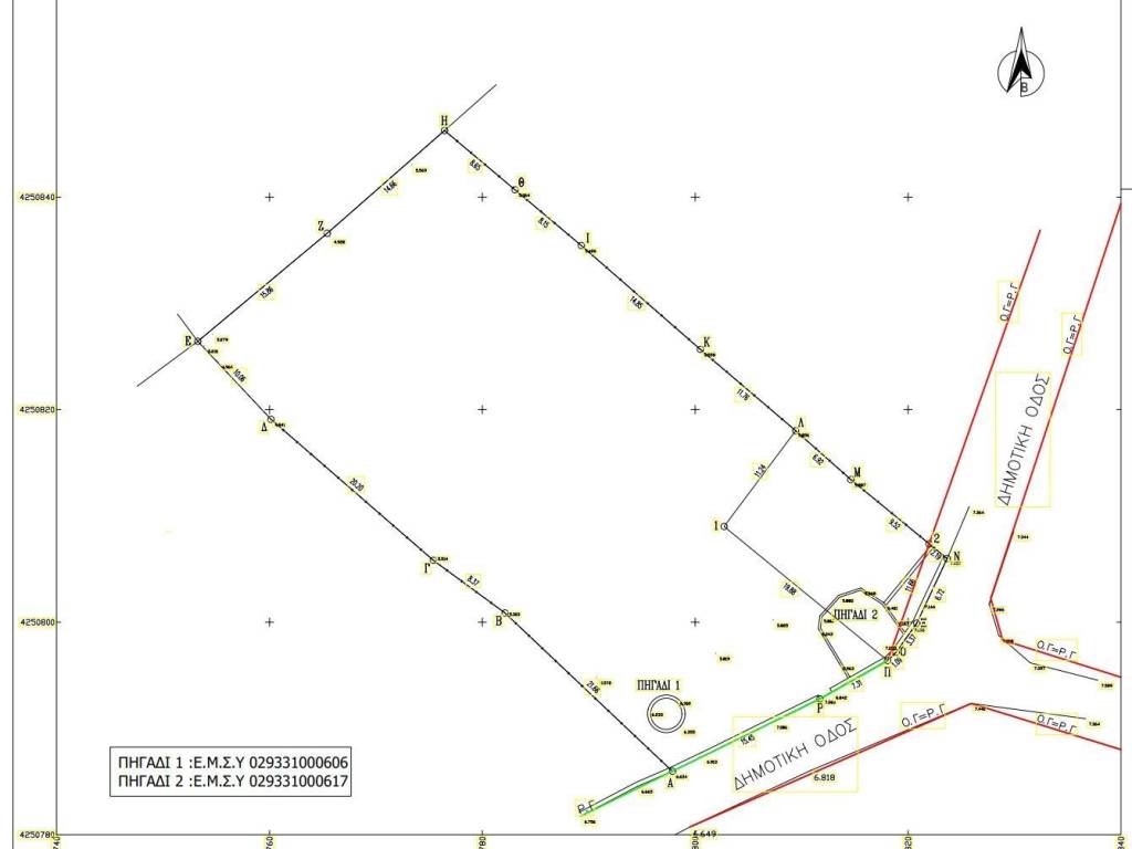 Survey diagram of the property