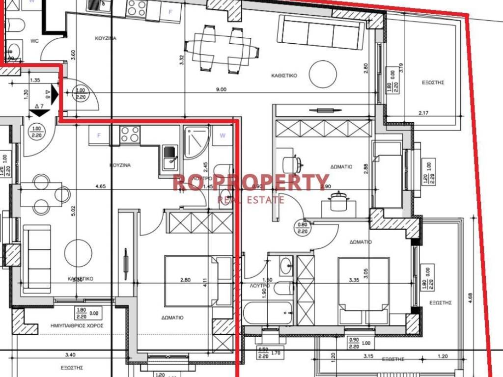 Κάτοψη 1ου ορόφου