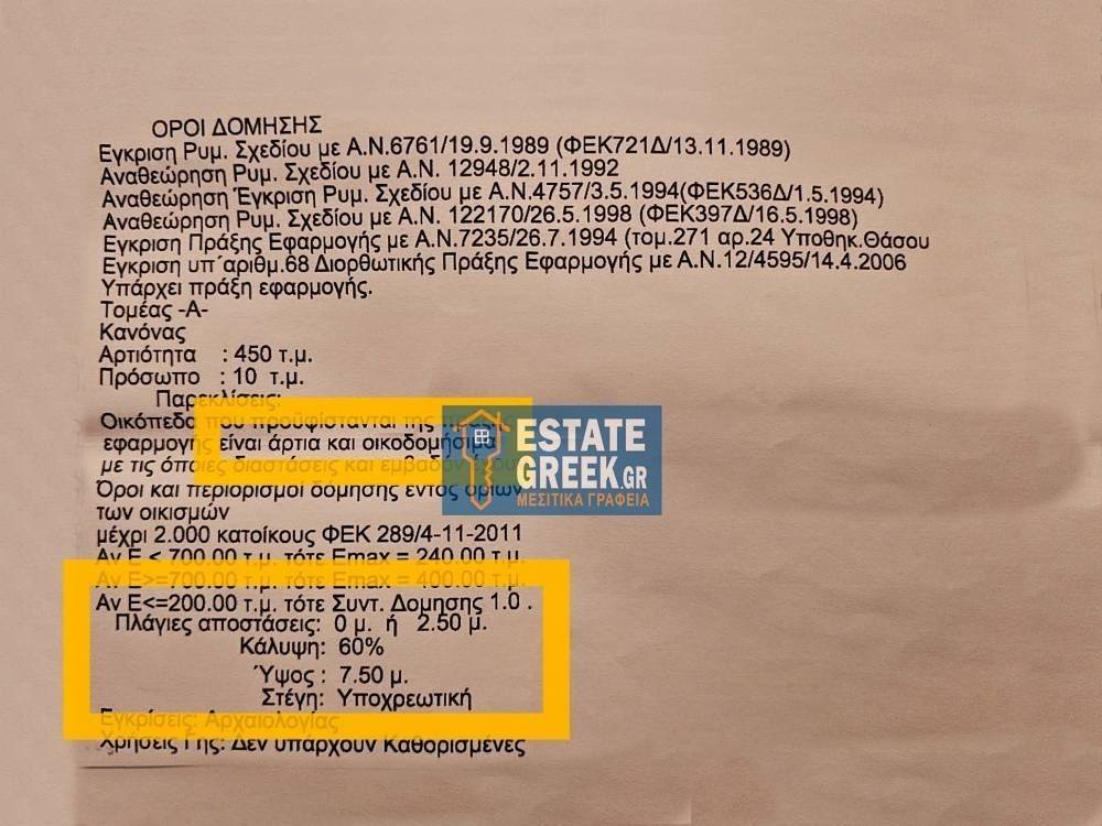 ★ 150μ από θάλασσα ★ ΧΤΙΖΕΙ 152 τ.μ. ★ Σε 2 δρόμους ★