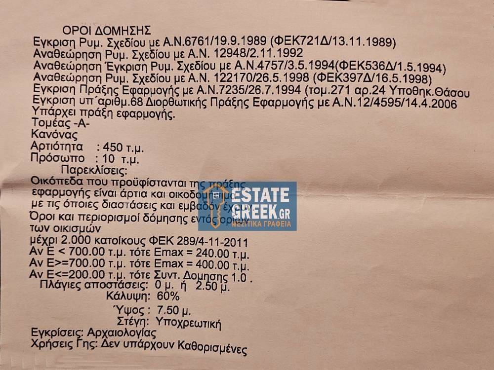 ★ 150μ από θάλασσα ★ ΧΤΙΖΕΙ 152 τ.μ. ★ Σε 2 δρόμους ★