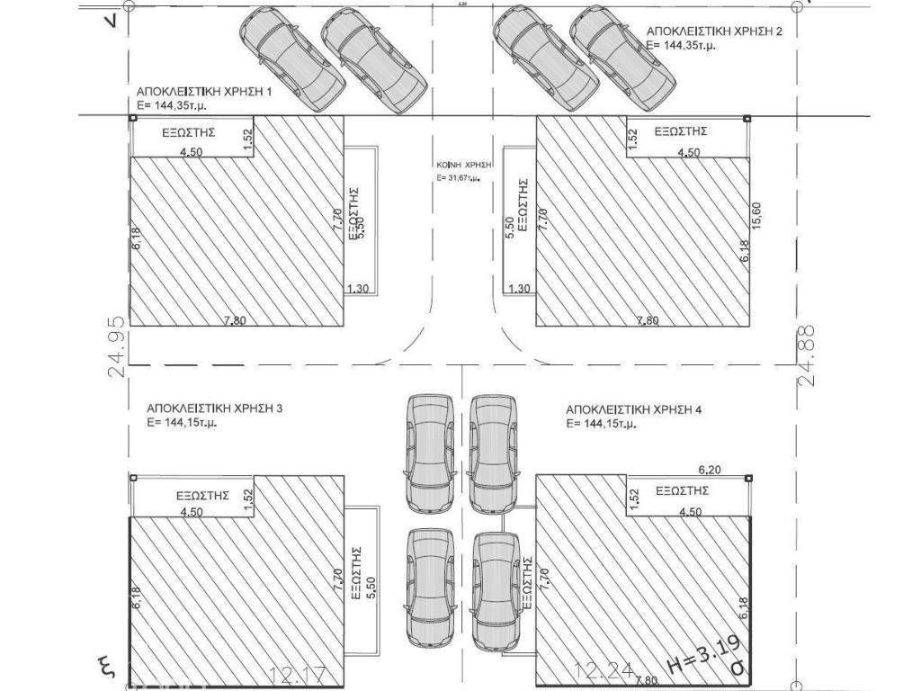 Forumland Real Estate, Parking space