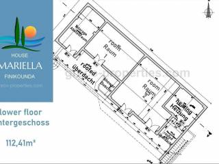 FLOOR PLAN LOWER FLOOR HOUSE MARIELLA