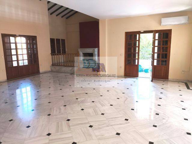 LIVING - DINING ROOM WITH FIREPLACE