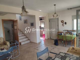 Detached house with sea view for sale in Evia.