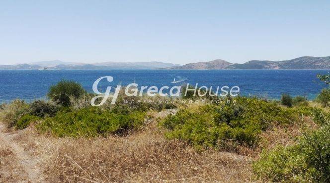Παραθαλάσσιο Οικόπεδο με Κατοικία προς πώληση στα Στύρα