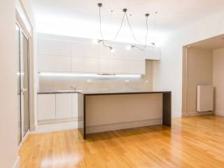 Open-plan kitchen