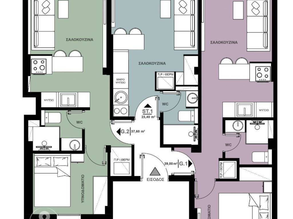 Forumland Real Estate, Κάτοψη διαμερίσματος