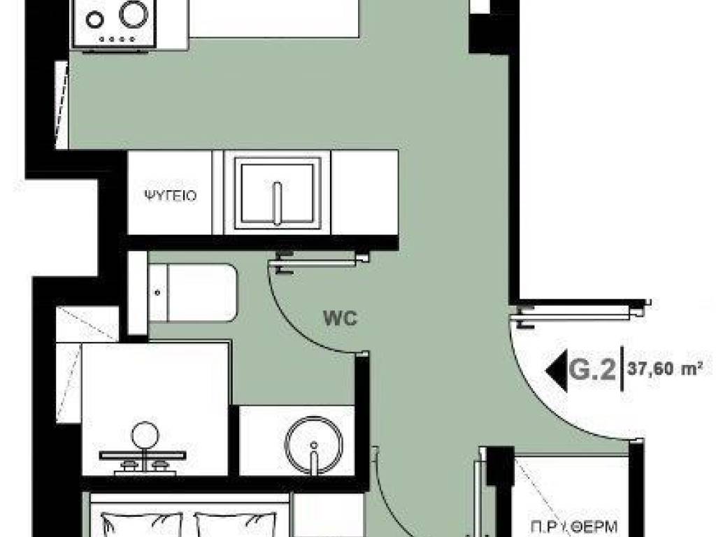 Forumland Real Estate, Κάτοψη 37,60τμ