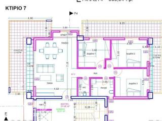 Forumland Real Estate, Κάτοψη Δ7.2 1ου 123,93τ.μ.