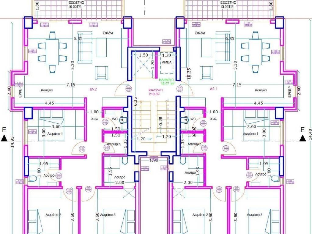 Forumland Real Estate, Κάτοψη 1ου ορόφου