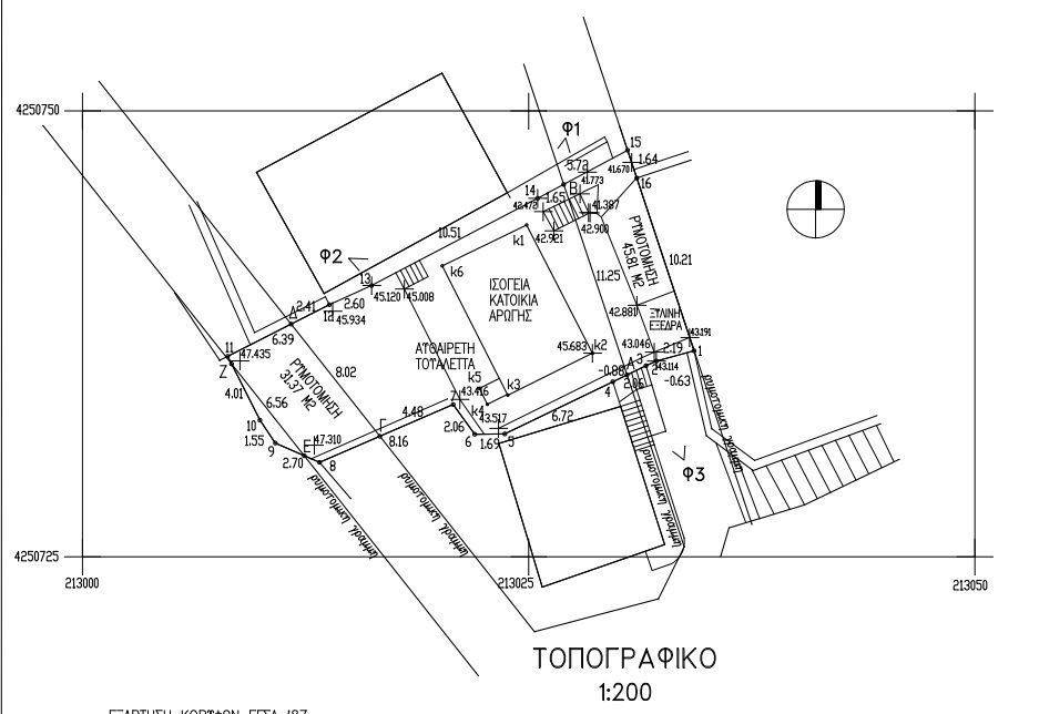 Survey diagram of the property