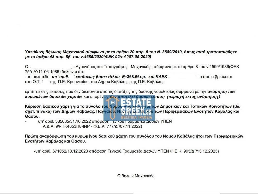 ★ Κτίζει 280 τ.μ. ★ Μοναδική προσφορά ★ Δίπλα σε χωματόδρομο ★