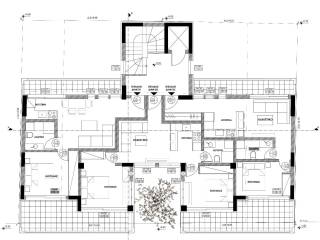 Κατοψη ορόφου, διαμέρισμα Β1 αριστερά