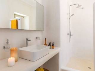 Overlooking the unique pebbly beach , which is a protected a