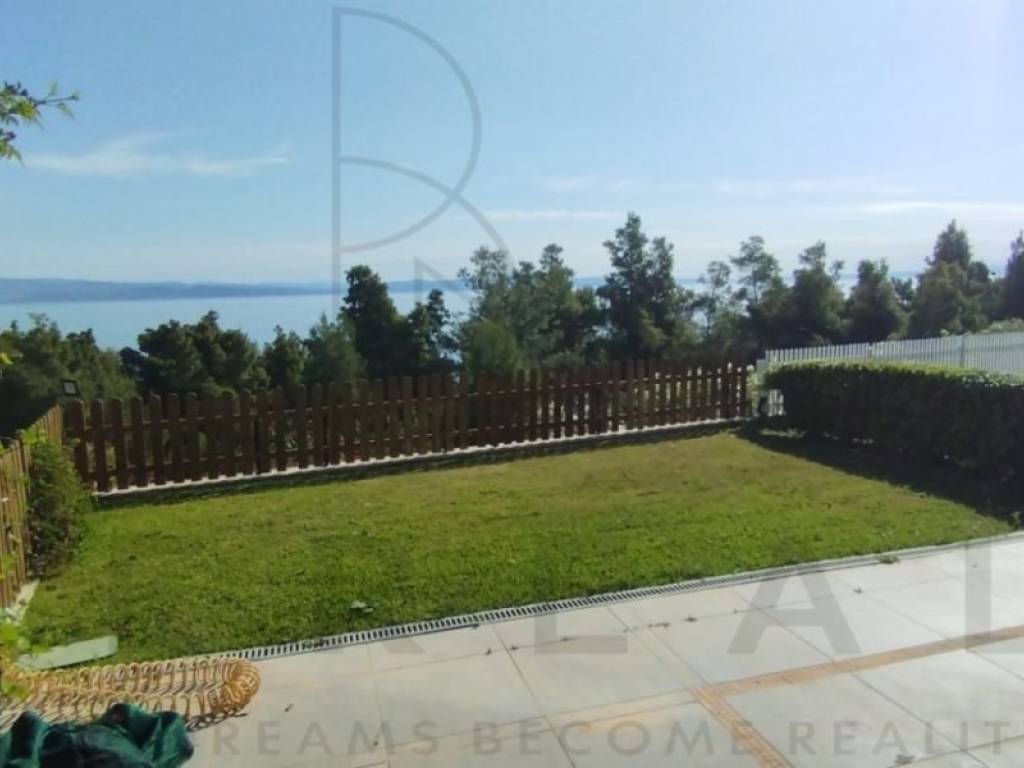 View from balcony and garden