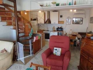 kitchen and living room