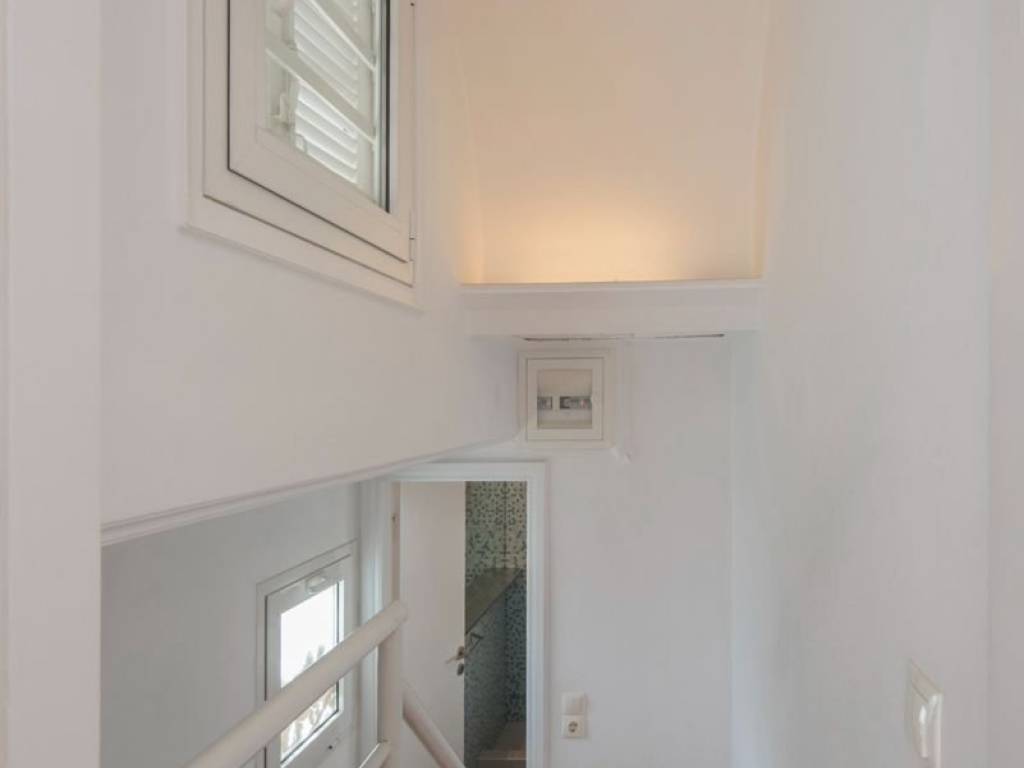 stairs to the bathroom